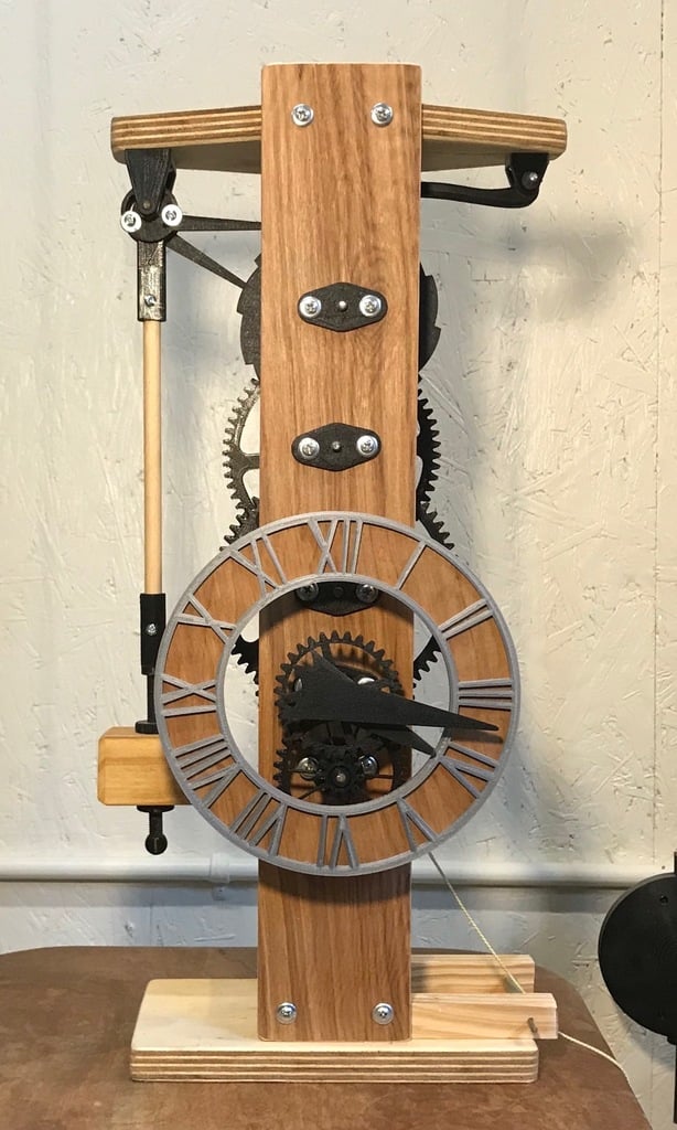 Galileo escapement clock