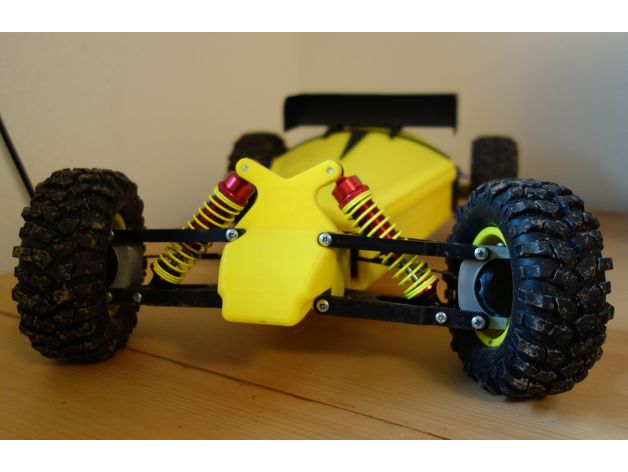 Cheap and quick RC car, easy to print