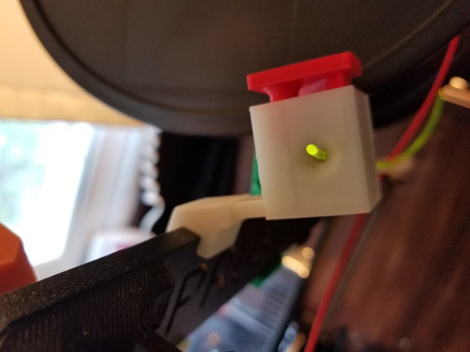on printer filament snipper (prusa mk3)