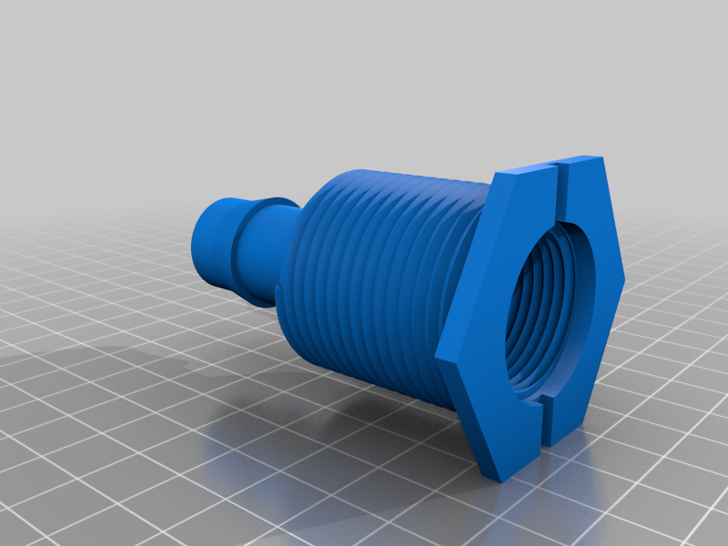 Ebb and Flow Bulkhead Fitting 3/4 in