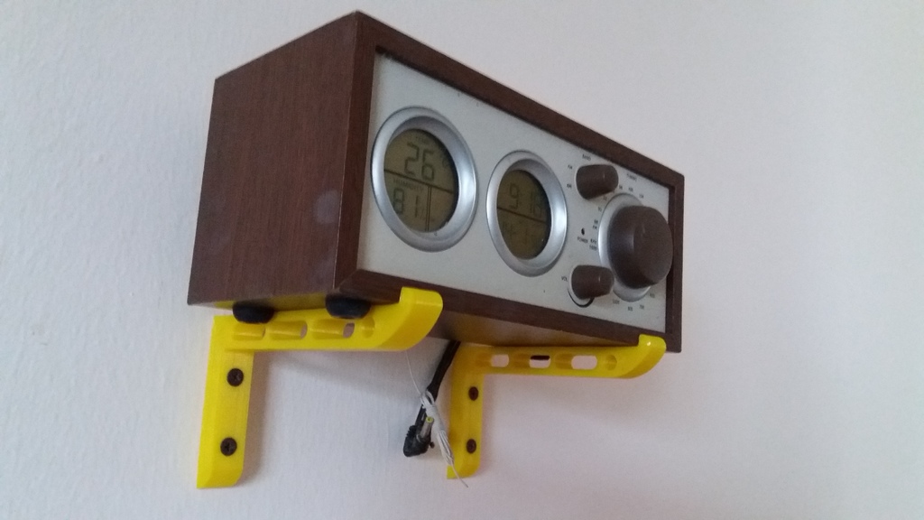 wall mount for radio clock