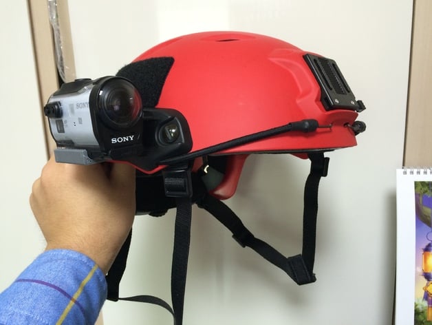 Helmet Cam Mount (ARC RAIL, for Sony HDR Series)