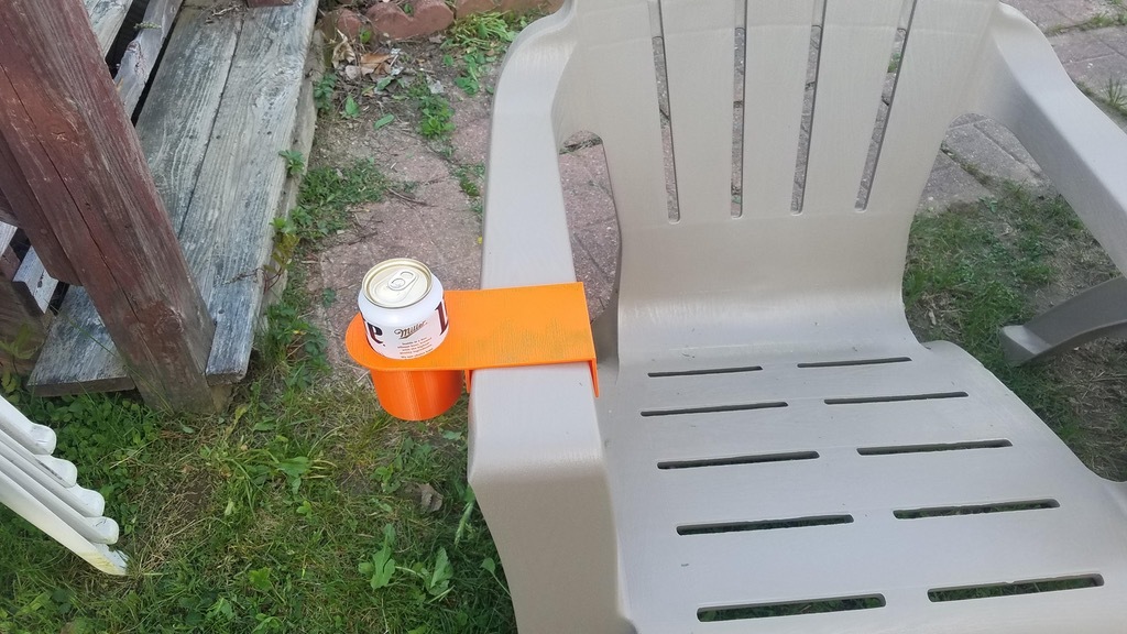 Cup Holder for Plastic Adirondack Chairs