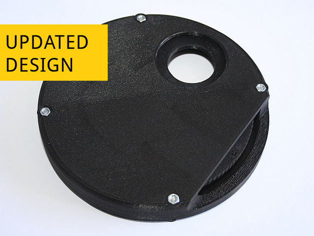 Filter wheel - 5 positions (for 1.25 inch filters) UPDATED