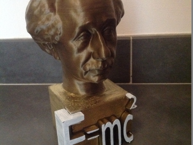 Einstein Bust E=mc2