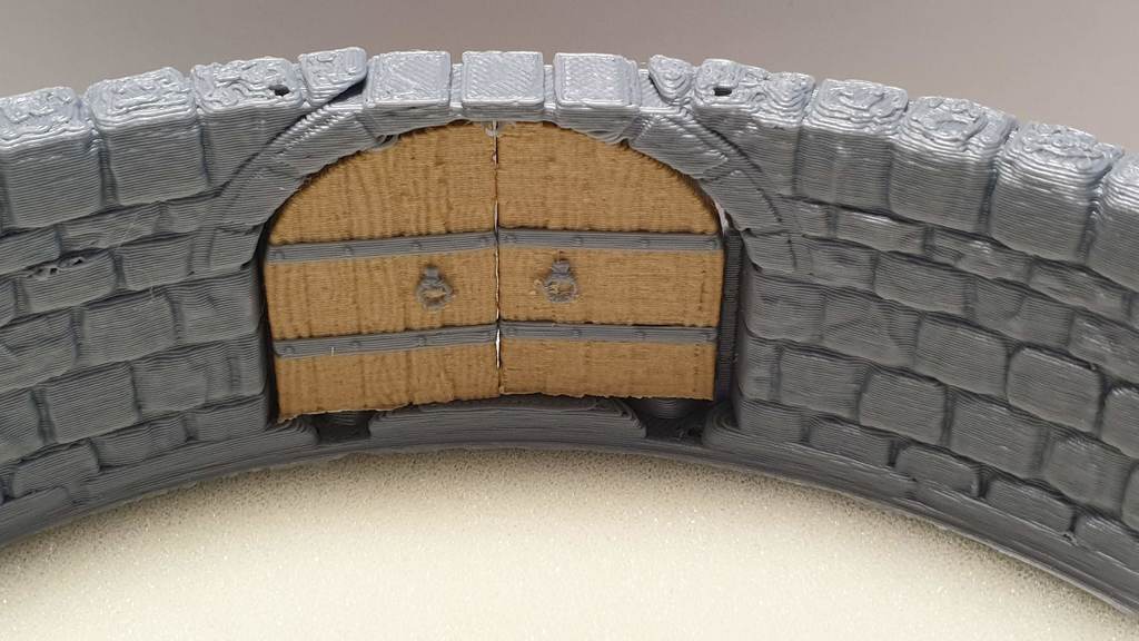 OpenForge 2.0 Dungeon Stone Curved Doors Multi-Color mmu