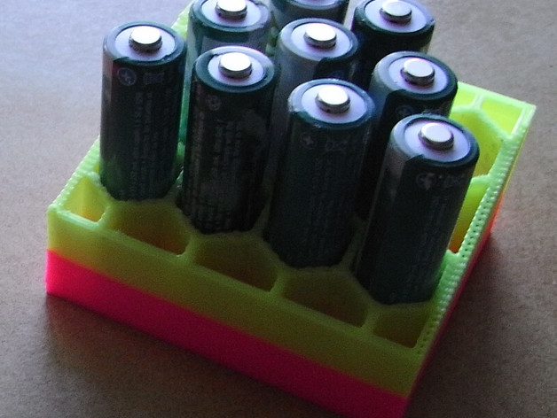 Rechargeable batteries holder