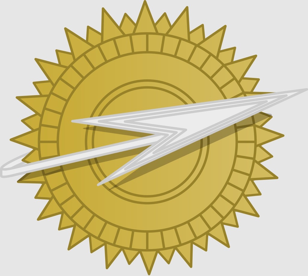 Galactic Empire's Emblem - Spaceship and Sun
