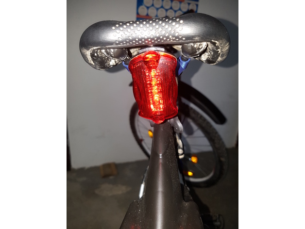 saddle mount bike light