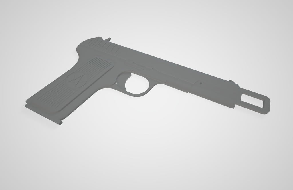 Car Seat Belt Lock Buckle - TT-33 Soviet pistol