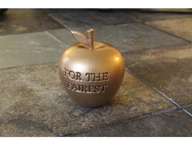 The Apple Of Discord By Carbonbased Thingiverse