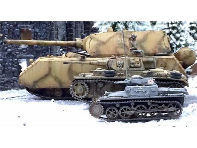 1/35th scale Panzer Maus V2 by Night_Stone - Thingiverse