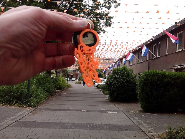 Dutch Lion Keychain