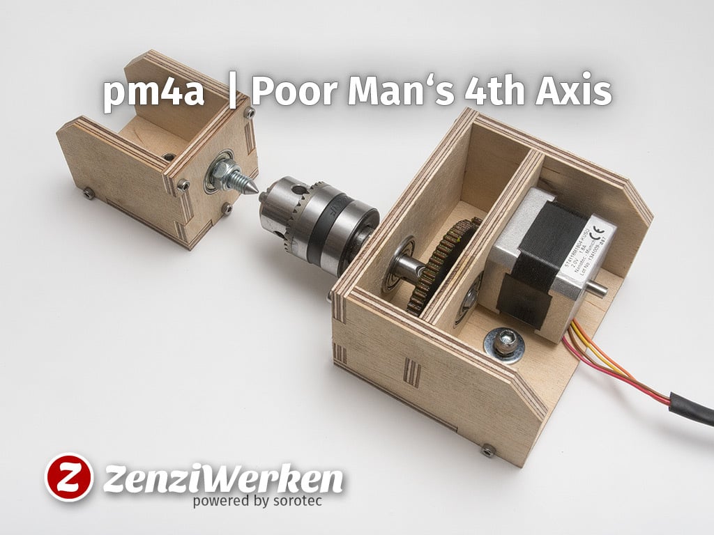 Poor Man's 4th Axis cnc by ZenziWerken - Thingiverse