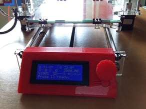LCD case and knob for Prusa i3 Sunhokey
