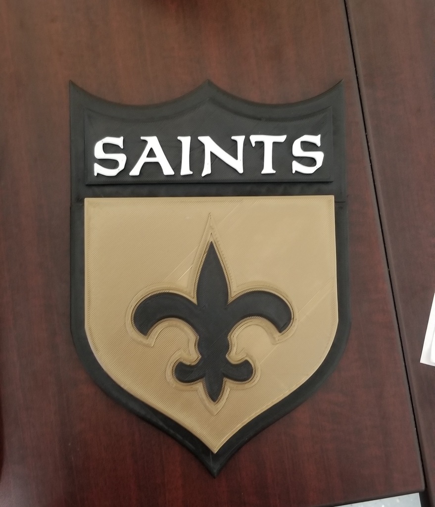 New Orleans Saints Shield Logo
