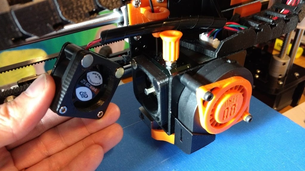 Anet Easy Magnetic Extruder Access Mod