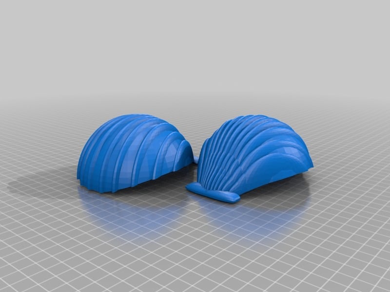 3D Printable Pearl - (SFW) Mermaid Pose 1 Clam Bra by Spicy Arts