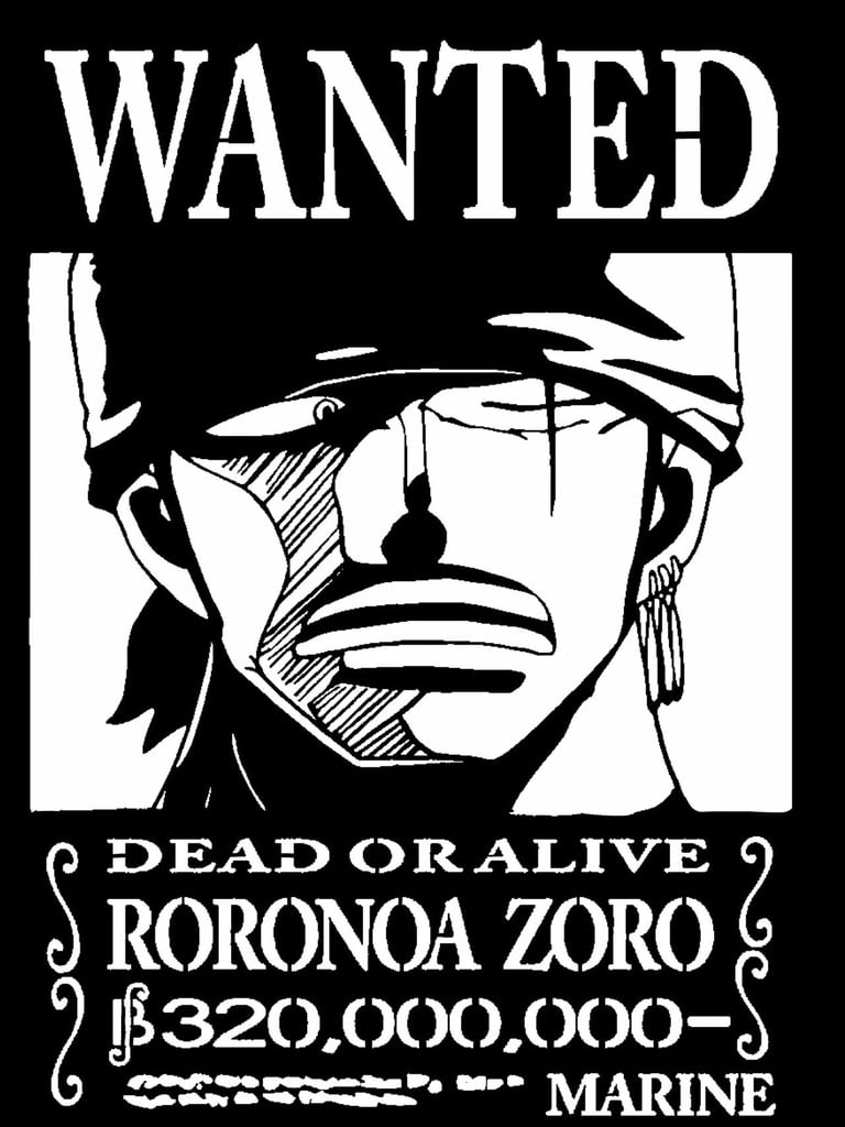 Wanted Poster Zoro