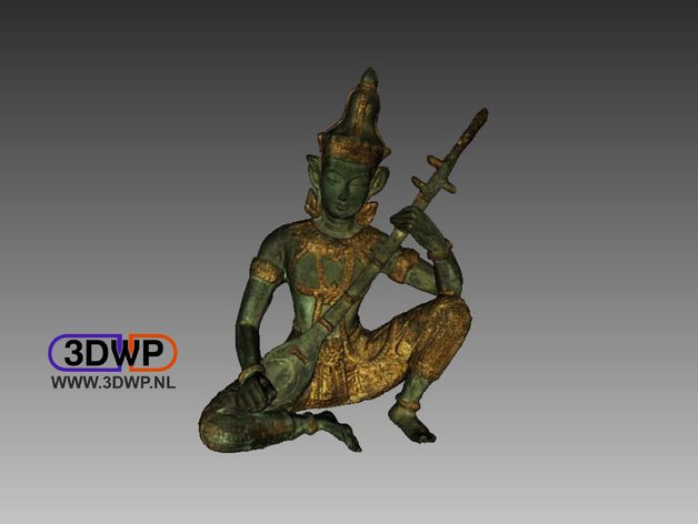 Indian God Sculpture 3D Scan