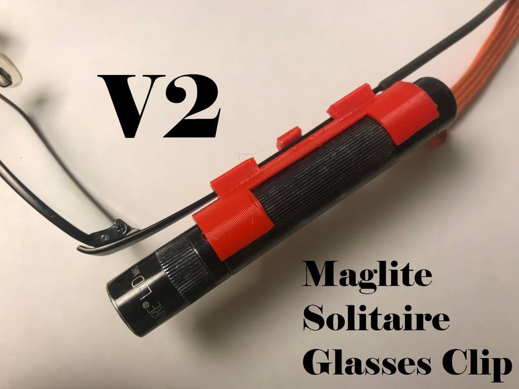 Maglite Solitaire Glasses Clip