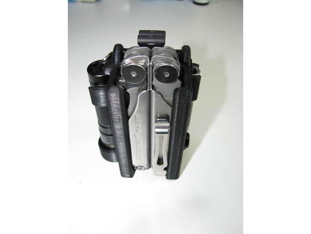 Configurable Leatherman Wave Holster with Anti-lost Lock