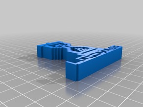 Loading clock earring. 3D model
