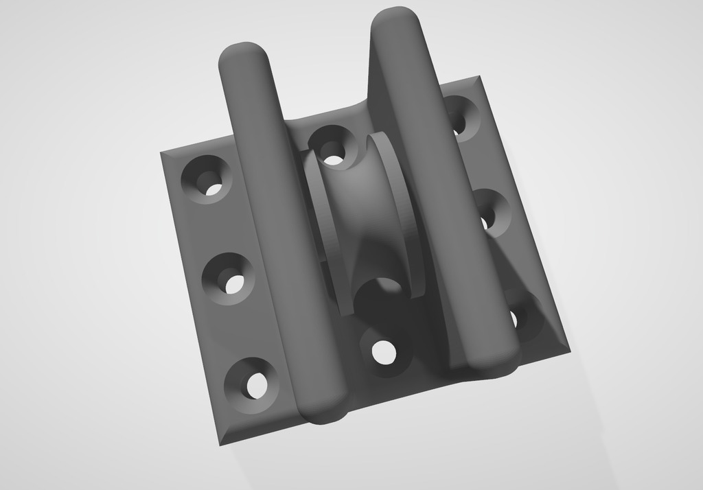 Single Pulley Wall Mount