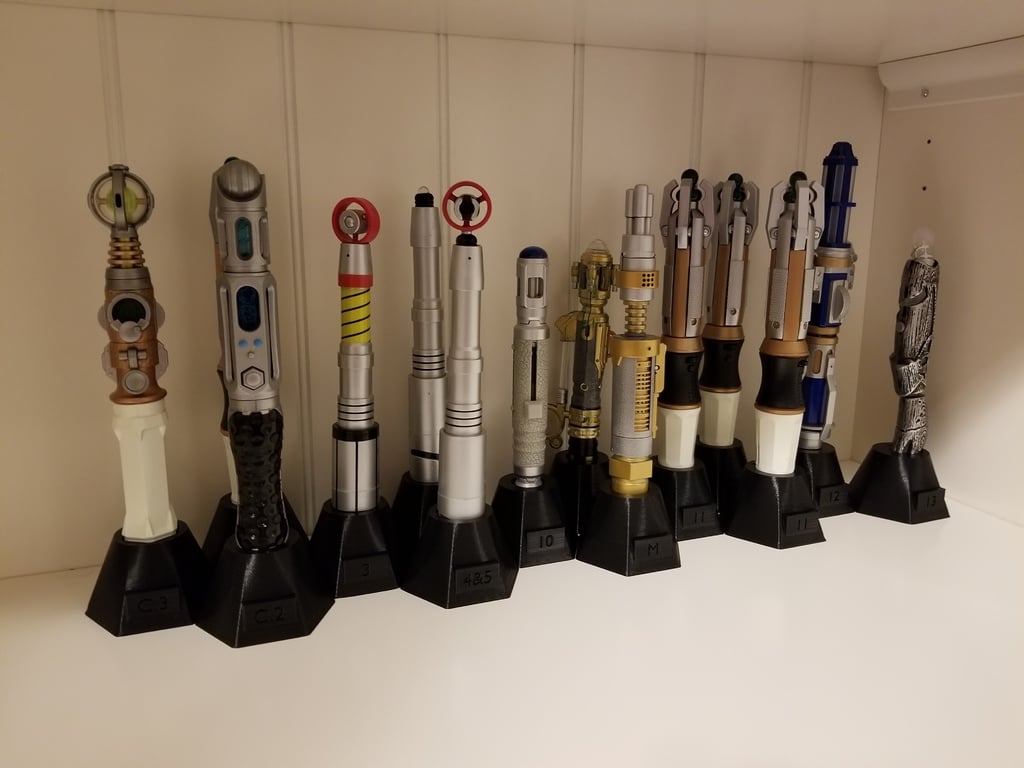 Doctor Who Sonic Screwdriver Stands