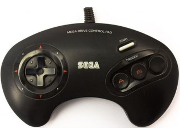Sega Genesis Controller Pendant