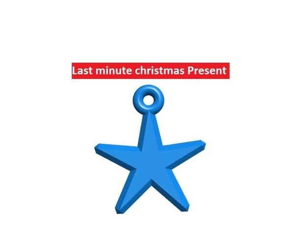 Customizable Christmas Star