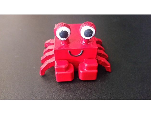 3D Block Zoo Crab