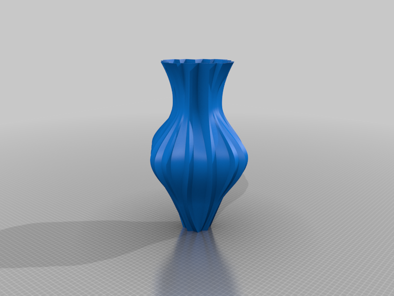 Cornered vase [Beautiful, Easy print]