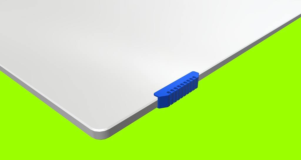 Clip-on desk cable organizer