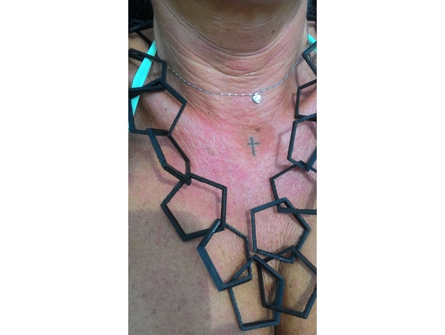 Necklace With Pentagonal Links
