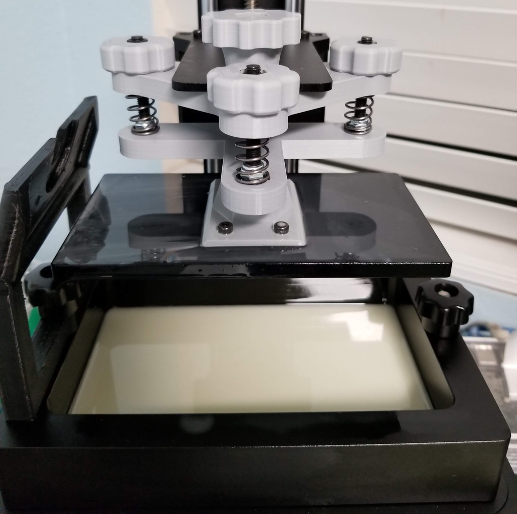 Wanhao D7 Bed 3-Point leveling mod - M3/M5 hardware