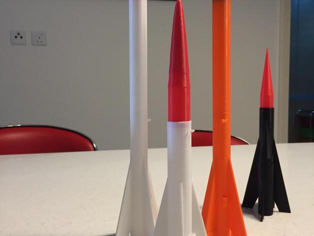 Model Rockets (will fly and fit C6-5 engine)