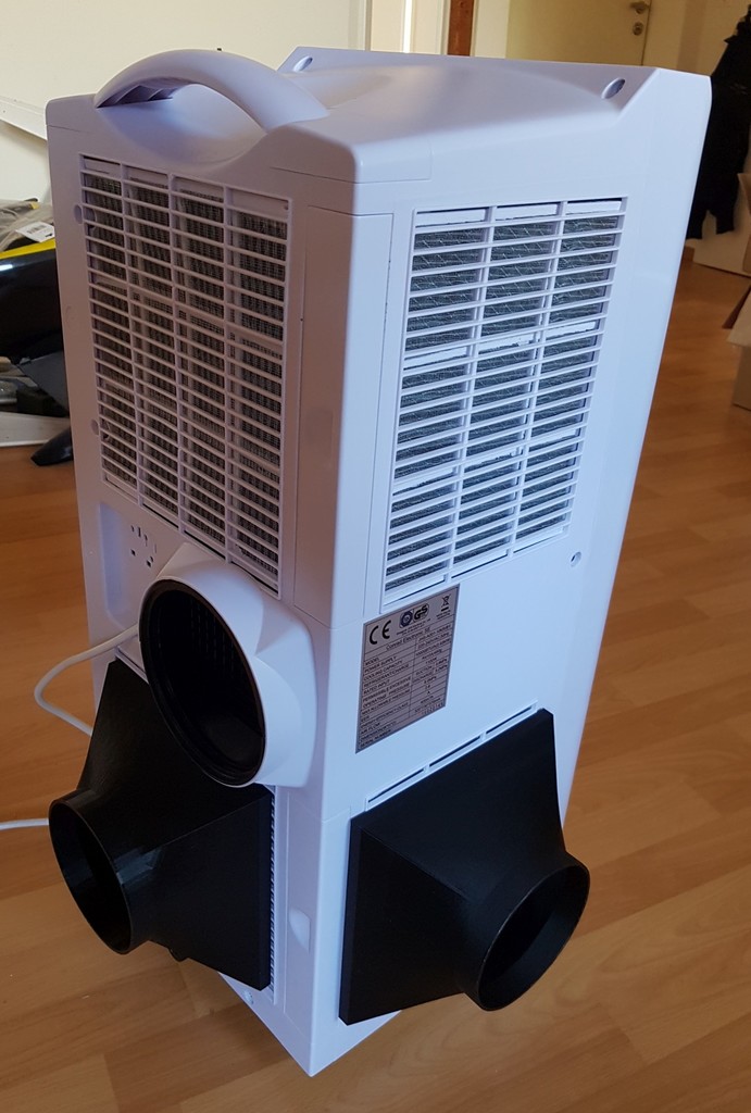 Tube adapter for mobile AC unit