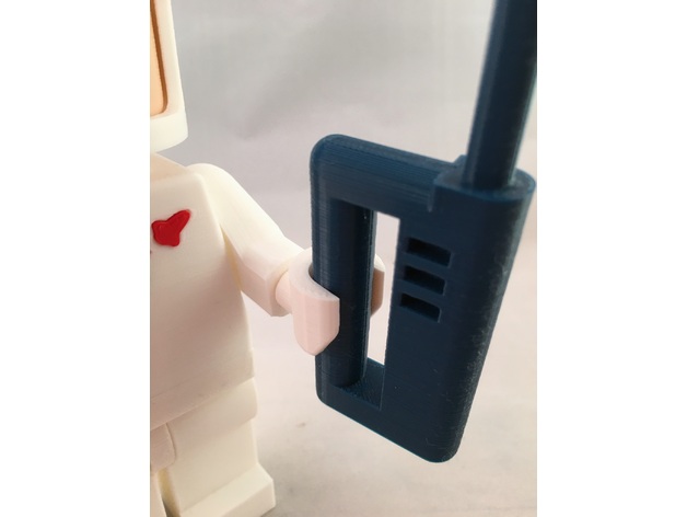 Giant LEGO walkie-talkie
