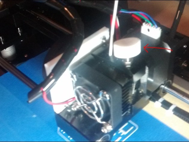 3D Printer Extruder Filament Feeder Button