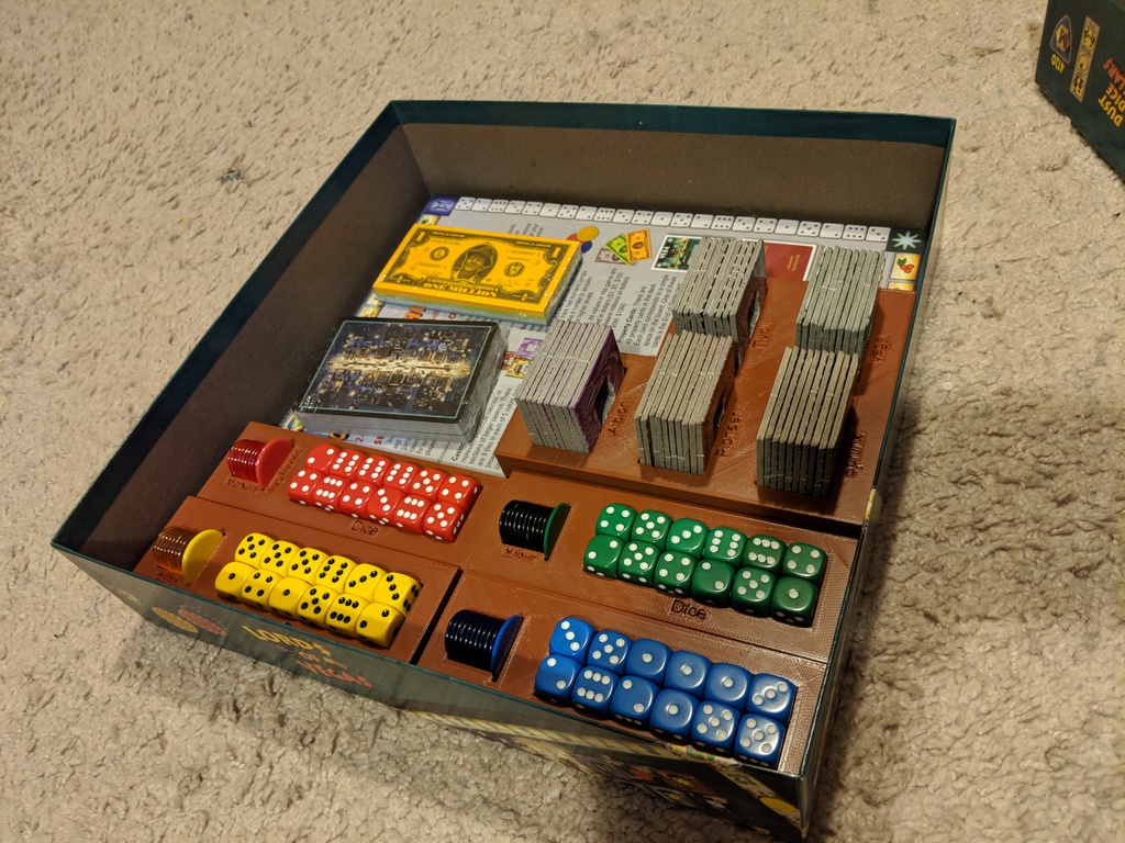 Lords of Vegas Board Game Organizer Trays