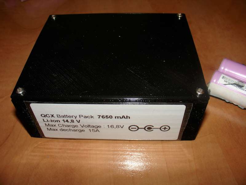 Battery Case for the QRP Labs QCX CW transceiver
