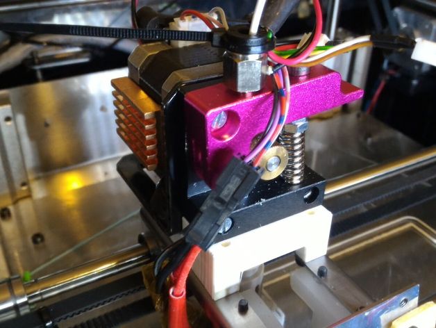 Sharebot NG mk8 bowden-to-direct extruder mount plate