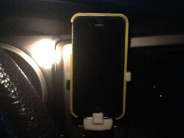 Iphone 4 vent mount with charger