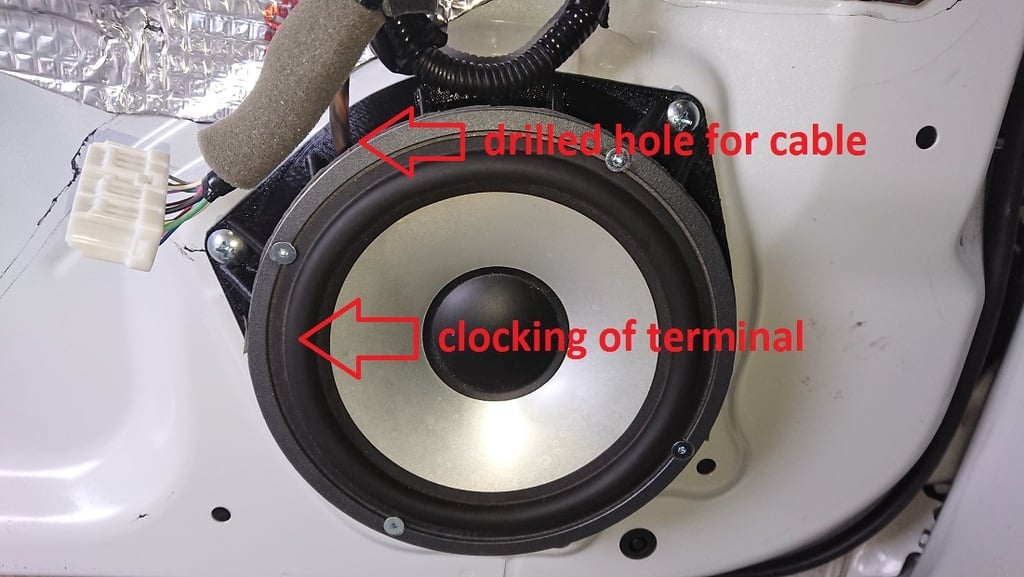 Door Speaker Adapter for Toyota GT86/Scion FR-S/Subaru BRZ