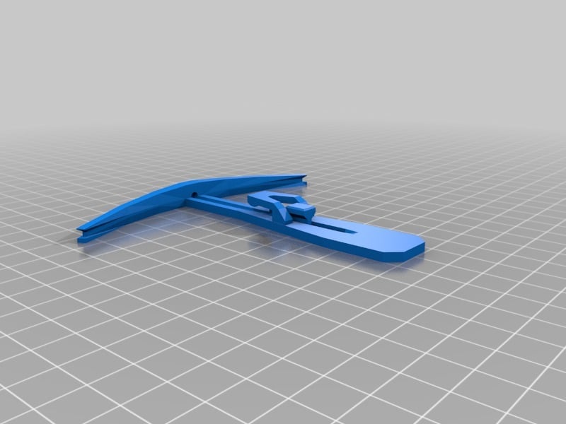 "Cotton Swab Crossbow" Modified to print in one piece