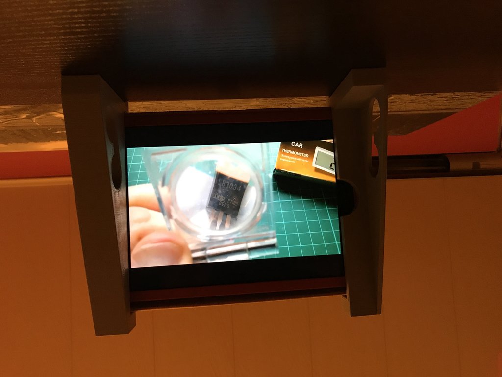 iPad holder for Ikea Malm bed headboard