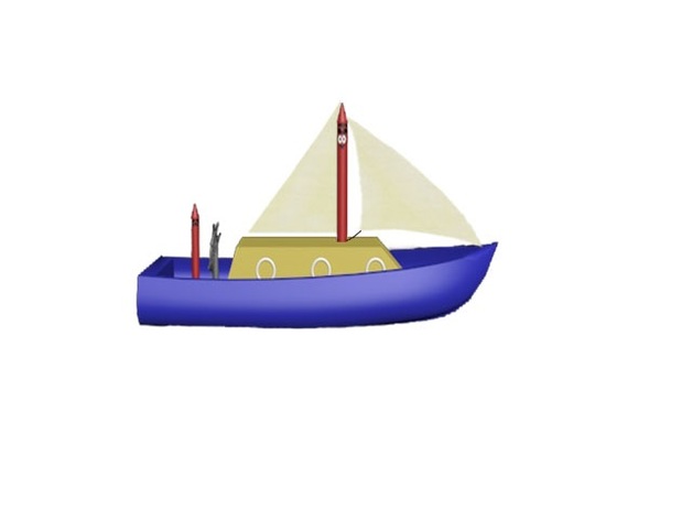 Crayola Boat