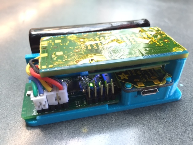 OpenAPS system tray with cover,18650/TI cc1111