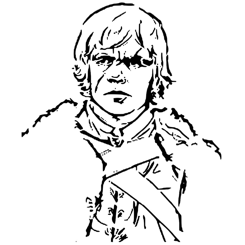 Tyrion Lannister stencil